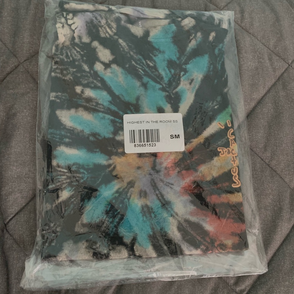 Travis Scott highest in the room tie dye tee